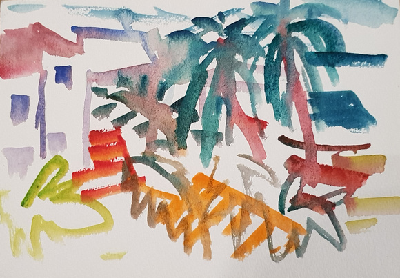 La Gomera  2019    small watercolour