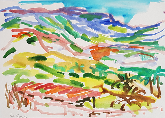 La Gomera 4 small 2014  watercolour on paper