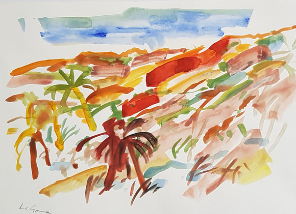 La Gomera 2014    small watercolour