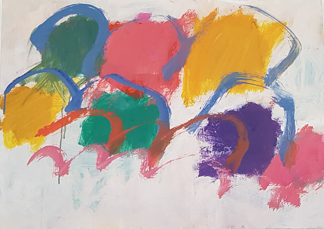 "Colour Forms  No.1"    70x50cm  oil on canvas