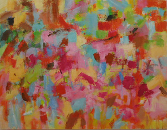 SOLD   Indian Summer 115x90cm acrylic on canvas 2011